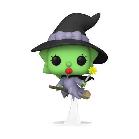 Funko Pop! TV: Simpsons - Witch Maggie, Amazon Exclusive (Glow in The Dark), Multicolor, 66342