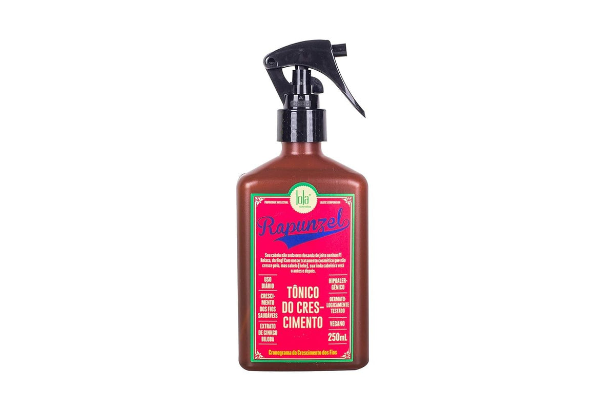 Lola From Rio - Rapunzel - Hair Growth Tonic, Reduces Hair Loss, Stimulates Healthy Growth, Promotes Long, Healthy, Strong Hair, For All Hair Types 8.45 Fl Oz