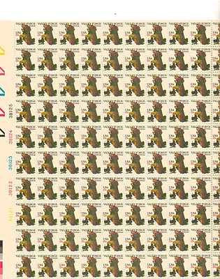 Valley Forge Christmas Sheet of 100 x 13 Cent US Postage Stamps Scott 1729