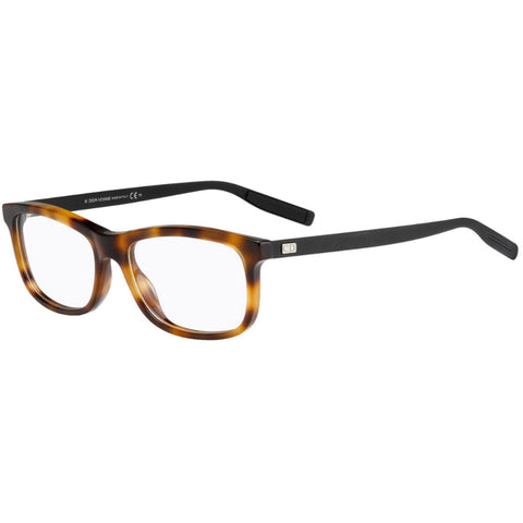 Dior Demo Rectangular Men's Eyeglasses BLACKT199F NEW 57