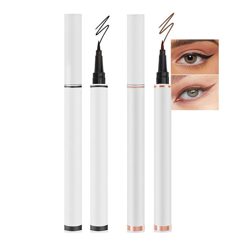 CAKAILA 2 Pcs Black Brown Colorful Liquid Gel Eyeliner Pencil Sets,Long Lasting Waterproof Smudge Proof Colored Eyeliners for Women