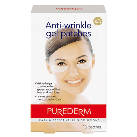 Purederm Anti Wrinkle Under Eye Gel Patches (8 Patches, 4 Pairs)