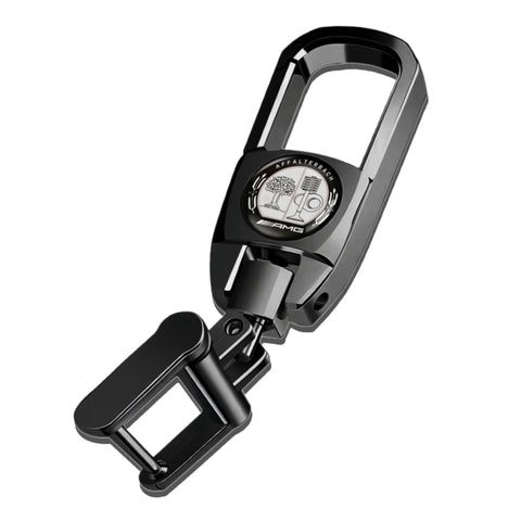JULOPO Car keychain keyring Premium alloy Compatible with AMG A C E S Class G63 CLS CLK GLE GLC GLS C63 C43 C300 key Accessories and more