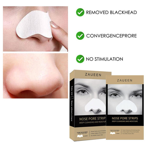 Generic Blackhead Remover Nose Pore Strips - Deep Cleansing and Moisture Clear-Up Strips for Blackheads, for Women & Men (20 PCS)