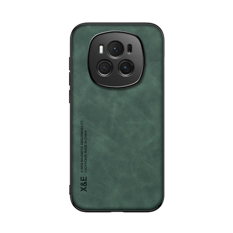 Kepuch Silklike Case for Honor Magic 6 - Cover Bumper Built-in Metal Plate for Honor Magic 6 - Green
