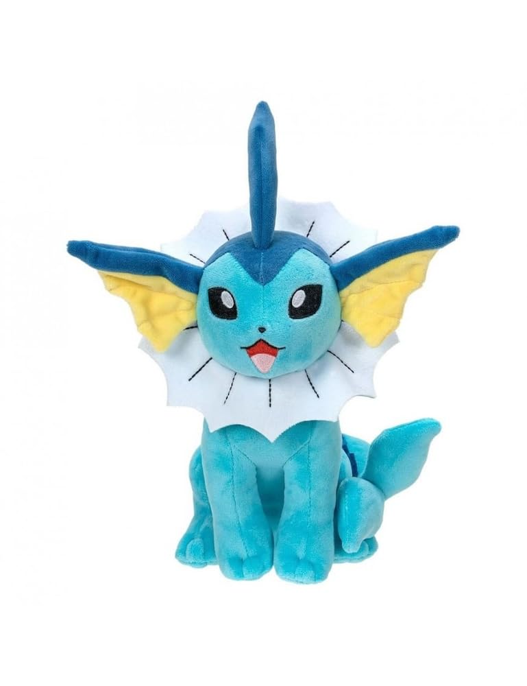 PokÃ©mon 8-Inch Vaporeon Plush - Adorable, Ultra-Soft, Plush Toy, Perfect for Playing & Displaying - Gotta Catch â€˜Em All