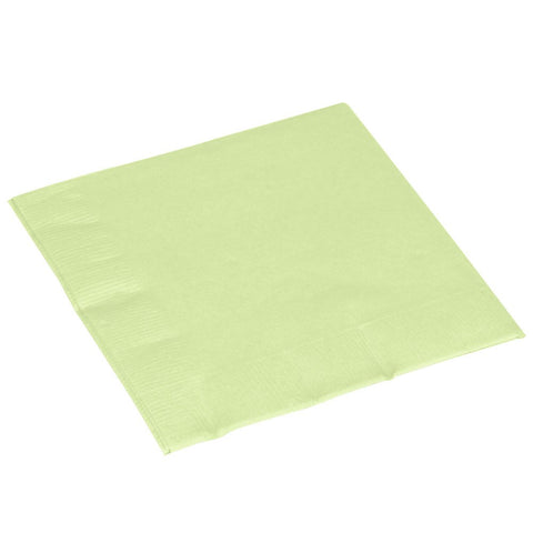Amscan Ready3-Ply Luncheon Napkins, Leaf Green Party Supplies, 6" x 6"