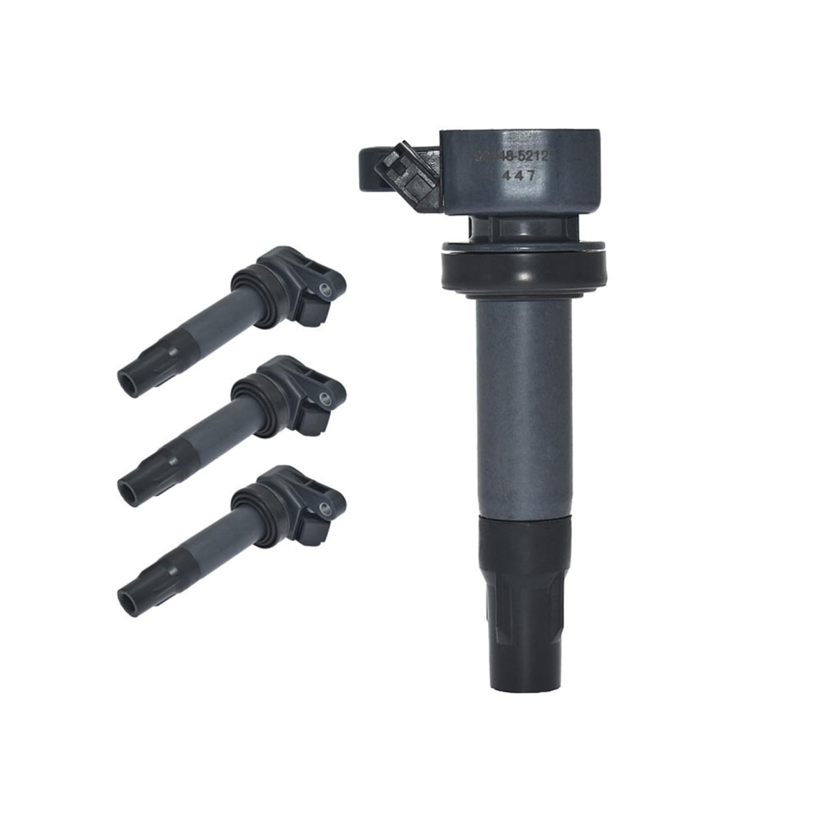 Toiumops Ignition Coil for Daihatsu Sirion Cuore Move, 1/4Pcs Ignition Coils 90048-52125, 099700-0350,4Pcs