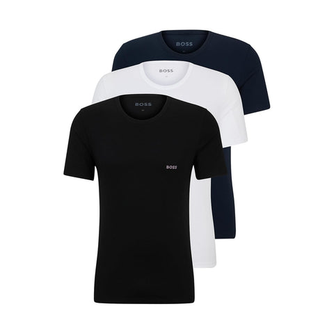 BOSS Men's TShirtRN 3P Classic T-Shirt, Open Miscellaneous982, XL