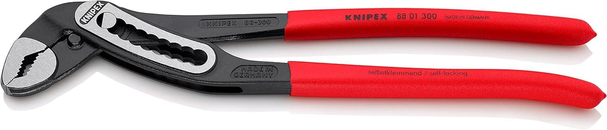 Knipex AlligatorÂ® Water Pump Pliers black atramentized, with non-slip plastic coating 300 mm 88 01 300