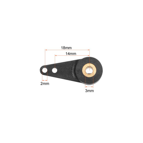 uxcell RC Boat Rudder with Single Servo Arm,Rudder Pad Thickness 7.6mm 1 Set