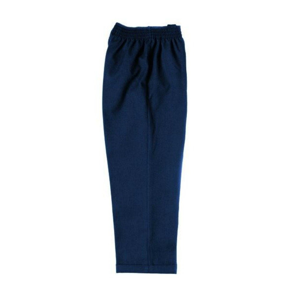 Zeco Pull Up Fully Elasticated School Trousers Navy Age 4-5