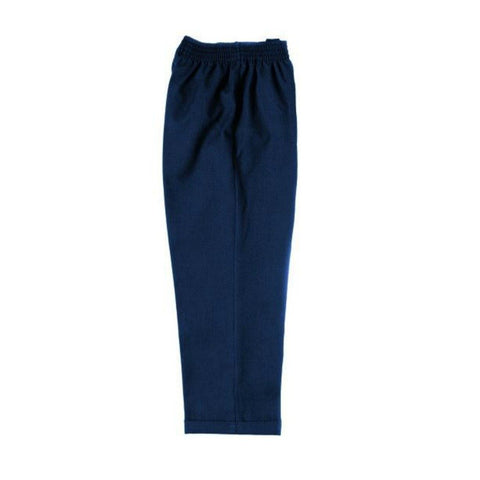 Zeco Pull Up Fully Elasticated School Trousers Navy Age 4-5