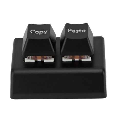 ciciglow 2 Keys Copy Paste Red Switch USB C Mini Mechanical Keypad, Plug and Play, Programmable Design, Suitable for Gaming Office Media