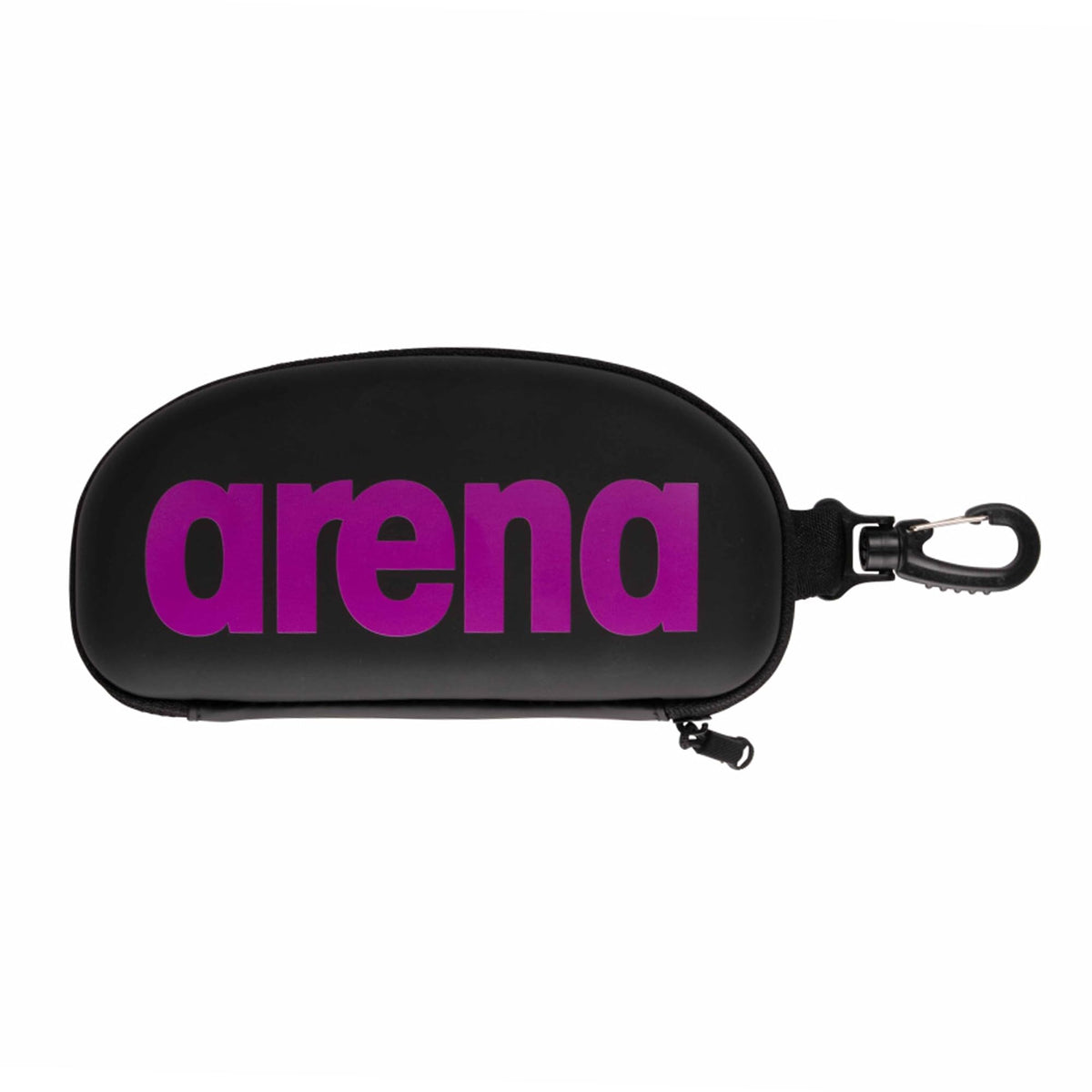 Arena Unisex Hard Protective Swimming Goggles Case with Clip, Various Colours, Black/Purple, TU, Classic, Black/Purple, One Size, Classic, Black/Violet, Taille Unique, Classic