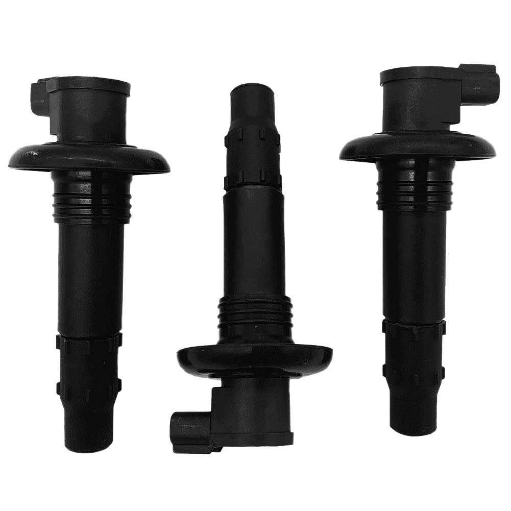 Amrxuts 3pcs 420664020 Ignition Coil for SeaDoo GTX RXT RXP GTI GTS GTR Wake for130 155 185 215 255 260 HP ALL 4-TEC Models 296000307