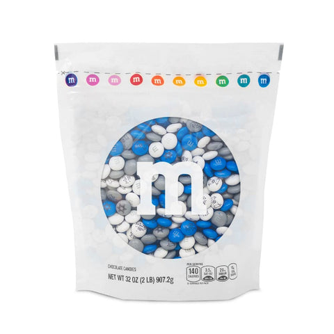 M&M'S Pre-Designed Bar Mitzvah Milk Chocolate Candy - 5lbs of Bulk Candy in Resealable Pack for the Bar Mitzvah Party Sweet Stuff for DIY Commemorative Bar Mitzvah Gift or Party Favors