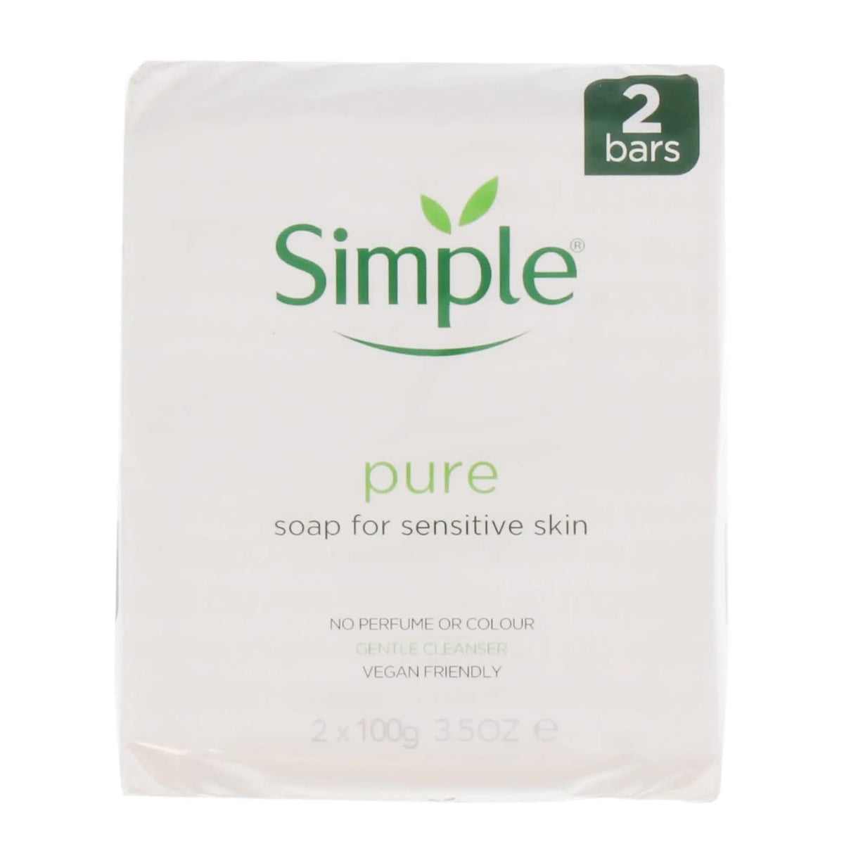 Simple Soap Bar 125g Twin Pack x 4 Packs by Simple