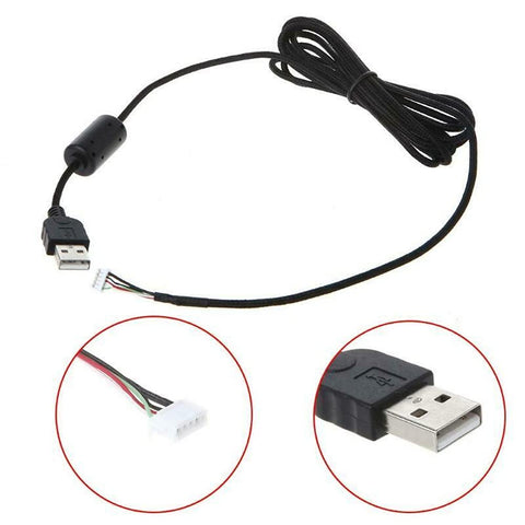 DAGIJIRD Mouse Feet Skates Pads+Cable Replacement for Logitech G500 G500s Mouse Accessories