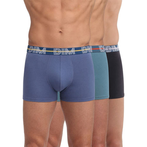 dim Bo Powerful X3 Boxer Shorts Men Blue/Green/Black - EU M (T3) - Boxer Shorts Underwear