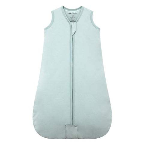 Mosebears Baby Winter Sleeping Bag 2.5 Tog,Toddler Sleep Sack Wearable Blanket 100% cotton baby sleeping bag for Babies 0-24 Months(Calm Sage, 6-12 Months)