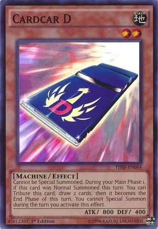 Yu-Gi-Oh! - Cardcar D (THSF-EN044) - The Secret Forces - 1st Edition - Super Rare