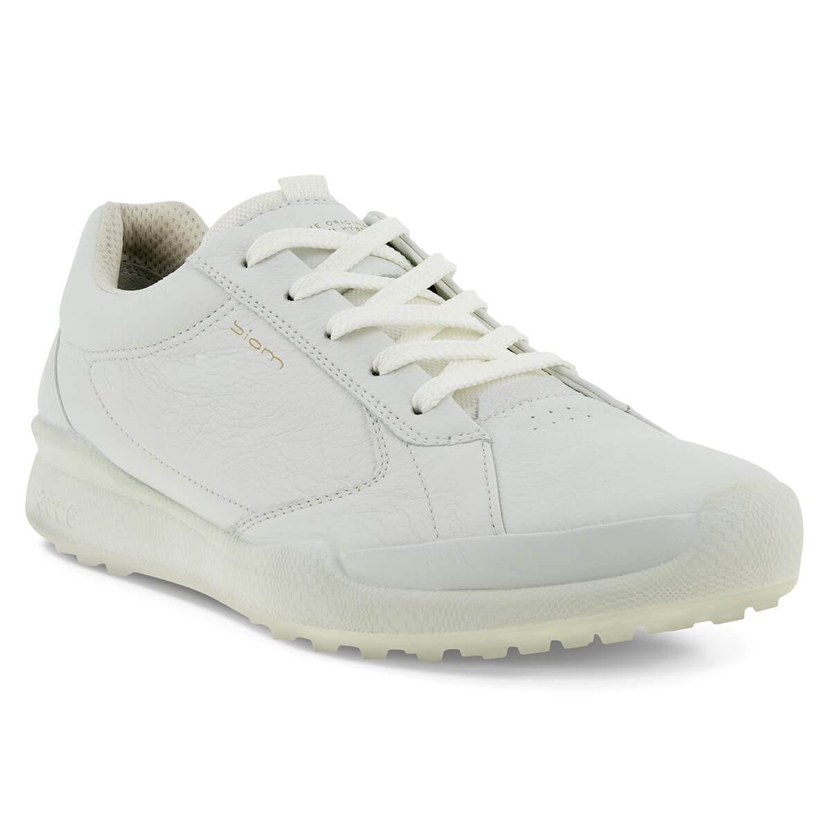 ECCO Men's Biom Hybrid Original Hydromax Water Resistant Golf Shoe, White, 6-6.5