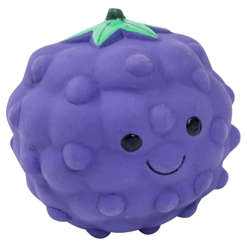 Petface Latex Blackberry Soft Chew Dog Toy, Large