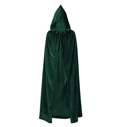 Durio Hooded Cloak Unisex Adult Cloak with Hood Halloween Christmas Cloak Vampire Witch Cape Cosplay Costume - - One Size