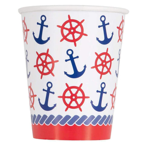 Nautical Paper Party Cups, 8 Ct.