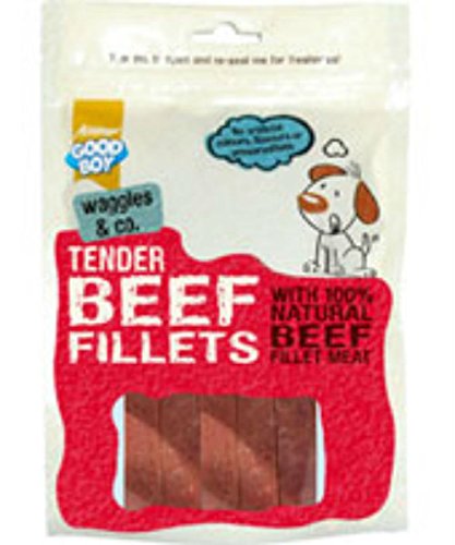 Good Boy Deli Treats Tender Beef Fillets Dog 90g pack of 10