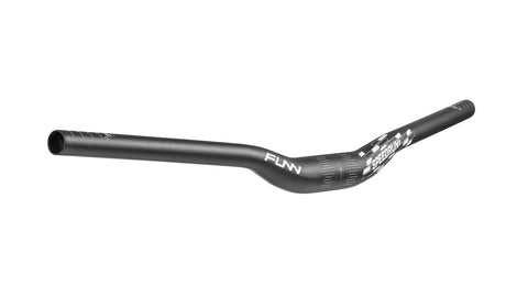 Funn Speedrun Junior Mountain Bike Handlebar with Bar Clamp 31.8mm and Width 680mm, Fits for 19mm inner diameter bike grips, Ideal Choice for Youth, Kids and Young Riders (Black)