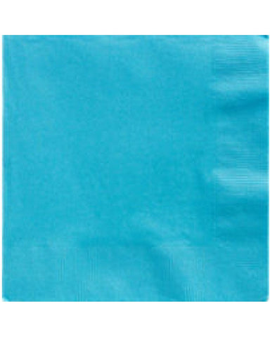 Caribbean Blue 3-Ply Luncheon Napkins, 20 Ct. | Party Tableware
