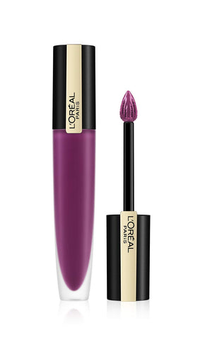 L'Oreal Paris Rouge Signature Matte Lipgloss - 104 I Rebel