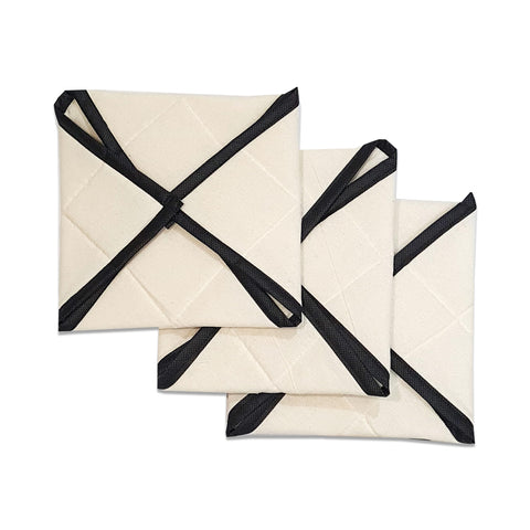 FAB ELLITE Pure Roti Chapati Cover Cotton Hygienic Double Layer Roti Clothes Wrap, Chapati Cover, Sandwich Wrap Muslin Cloth For Kitchen Tiffins Cotton Round Roti Cover Traditional Roti Rumals To Keep