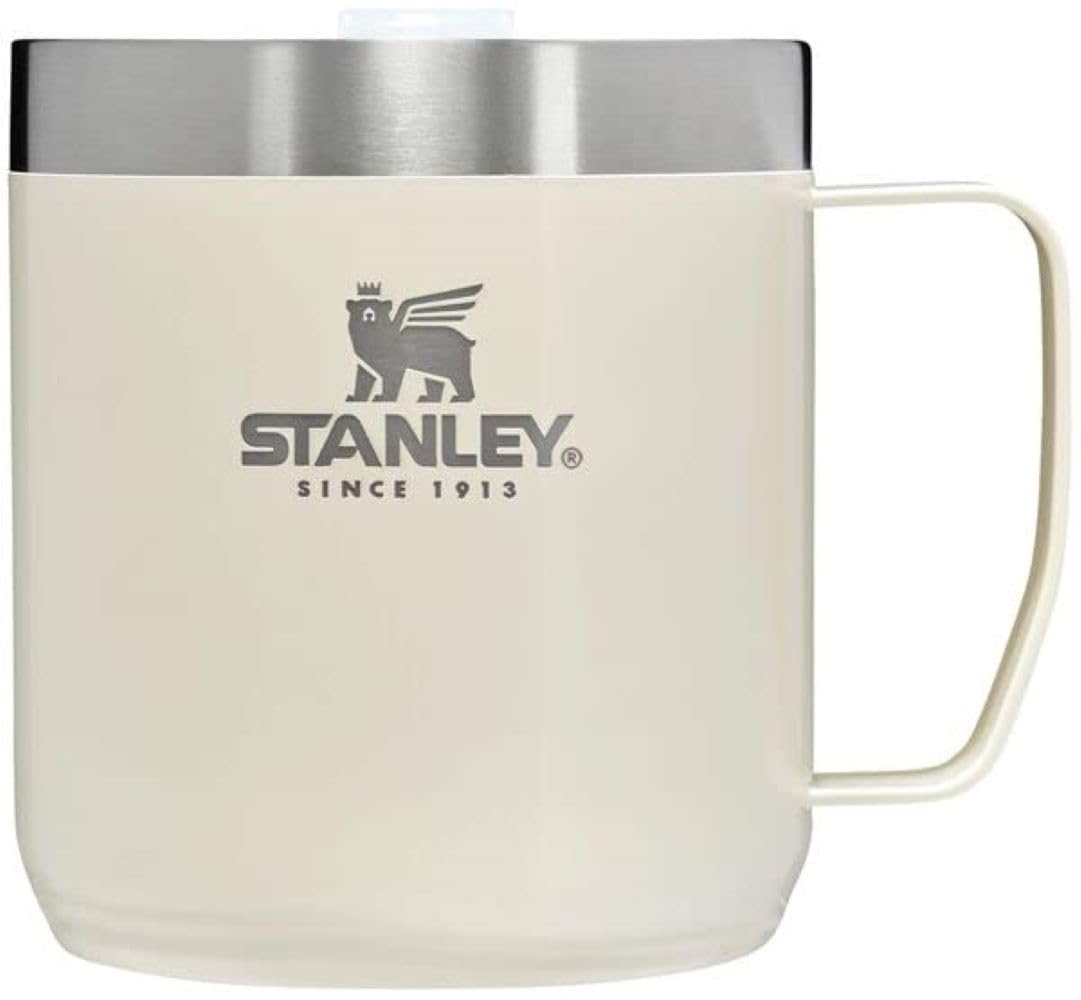 STANLEY Classic Legendary Camp Mug 12oz Cream Gloss