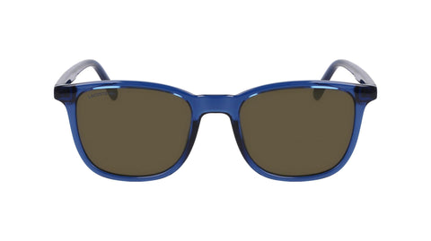 Lacoste Men's Sunglasses L915S - Transparent Blue with Solid Khaky Lens