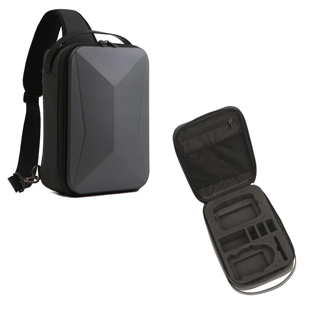 Carrying Case for DJI MINI 3 PRO/MINI 3 Chest Bag Storage Messenger Bag Portable Protective Box Shoulder Bag, Drone Accessories (Gray)