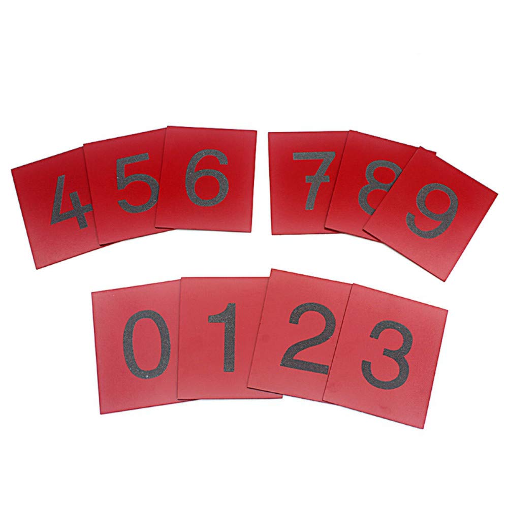 Montessori Baby Math Sandpaper Numbers Teaching Toy Kids Early Childhood Math Digital Education Toys Brinquedos Juguetes Red