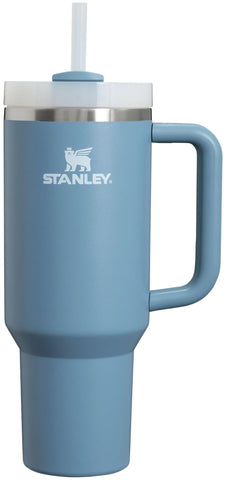 Stanley Quencher H2.0 Tumbler with Handle and Straw 40 oz | Flowstate 3-Position Lid | Cup Holder Compatible for Travel | Insulated Stainless Steel Cup | BPA-Free | Indigo