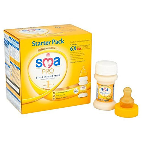 SMA Pro First Infant Milk From Birth Starter Pack 6 x 70ml_Sapphire Fashions