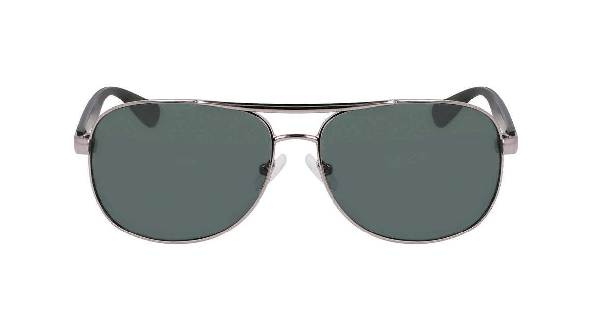 NAUTICA Men's N2245S Polarized Pilot Sunglasses, Gunmetal, One Size