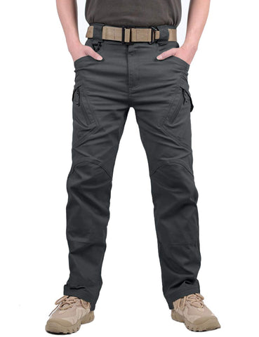 MAGCOMSEN Mens Cargo Combat Work Trousers Army Outdoor Training Shooting Cargo Trousers Workwear Gray 32