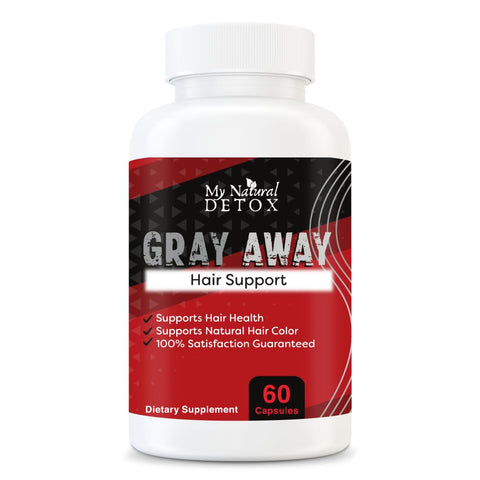 Anti Gray Gray Hair Reversal/Removal by My Natural DETOX/60 Capsules Gray Hair Therapy