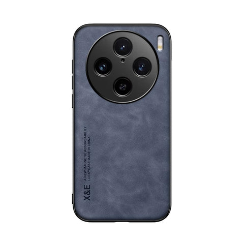 Kepuch Silklike Case for Vivo X100 Pro - Cover Bumper Built-in Metal Plate for Vivo X100 Pro - Blue