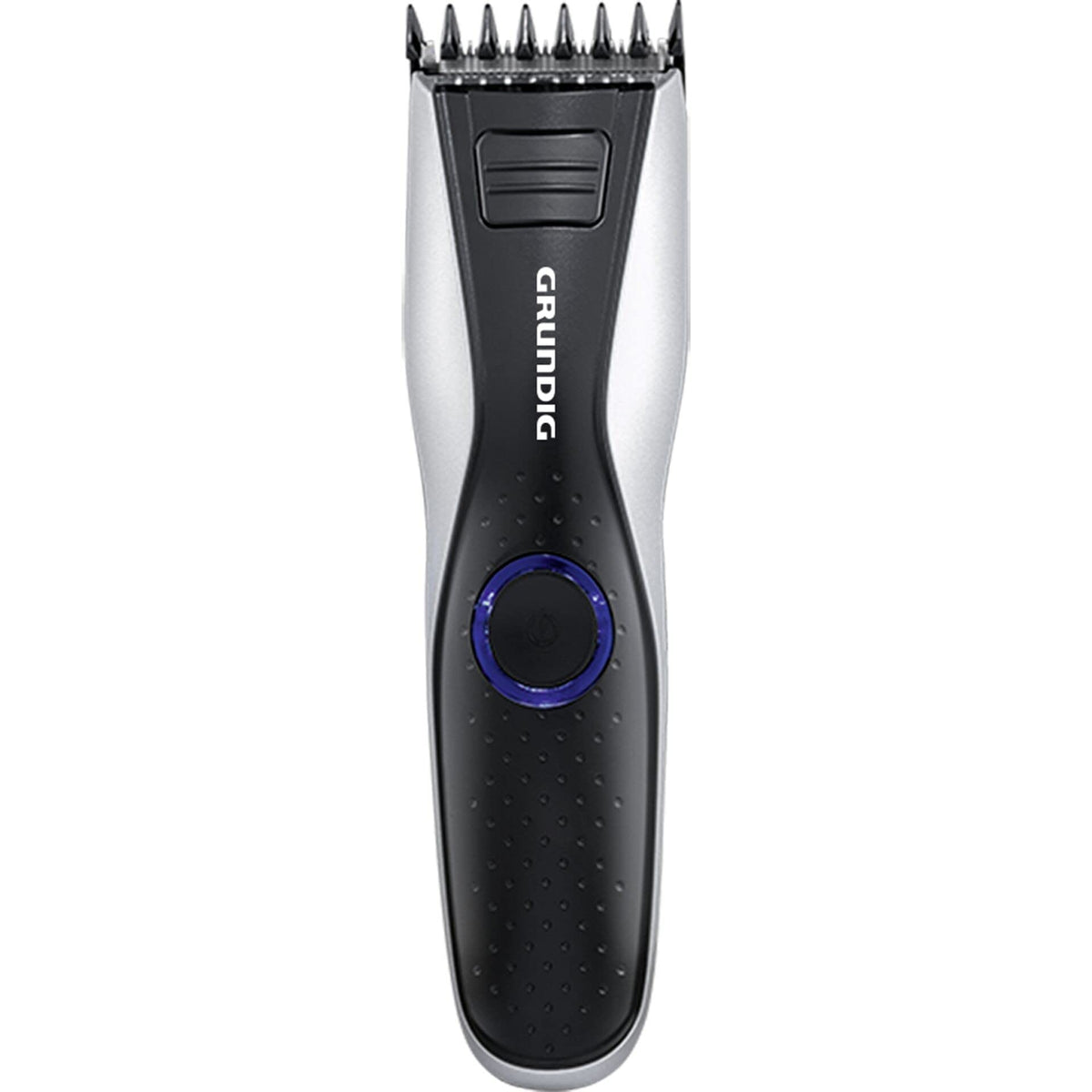 GRUNDIG MC6840 Hair and Beard Trimmer, Battery/Mesh, LED, Black, Silver, Cutting Length up to 30 mm
