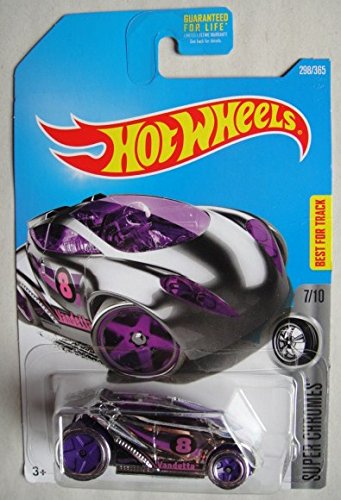 Hot Wheels Super CHROMES 7/10, Silver/Purple VANDETTA 298/365