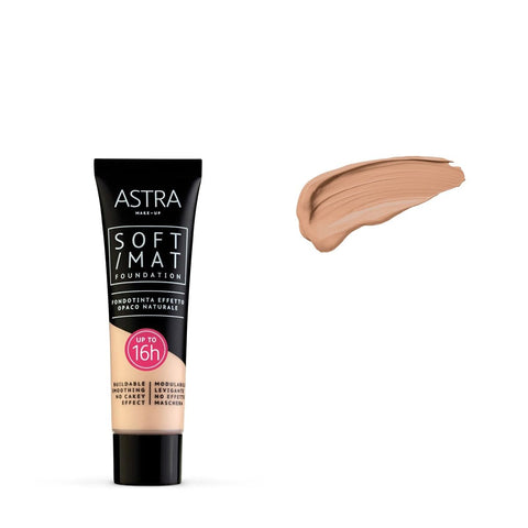 Astra Foundation Soft Mat N. 08 CHOCO 30 ml (Fl Oz 1.01) 1 unit - Made in Italy [italian import]