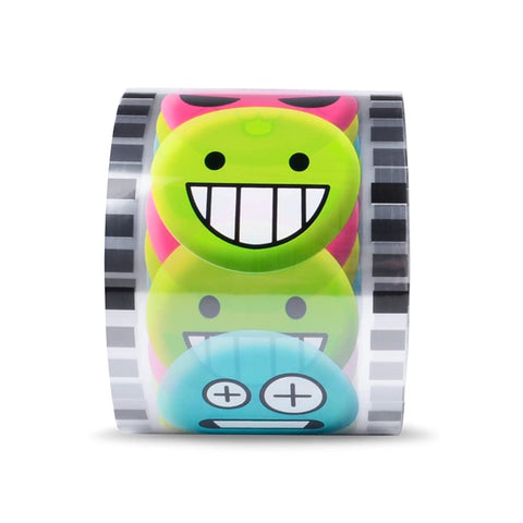 Cup Sealer Film Milk Sealing Film Tea Cup Sealer Roll Clear/Smiling Face Printing Healthy Material 3000 Cups for Bubble Tea Sealing Diameter 90-95mm PP Plastic Cups