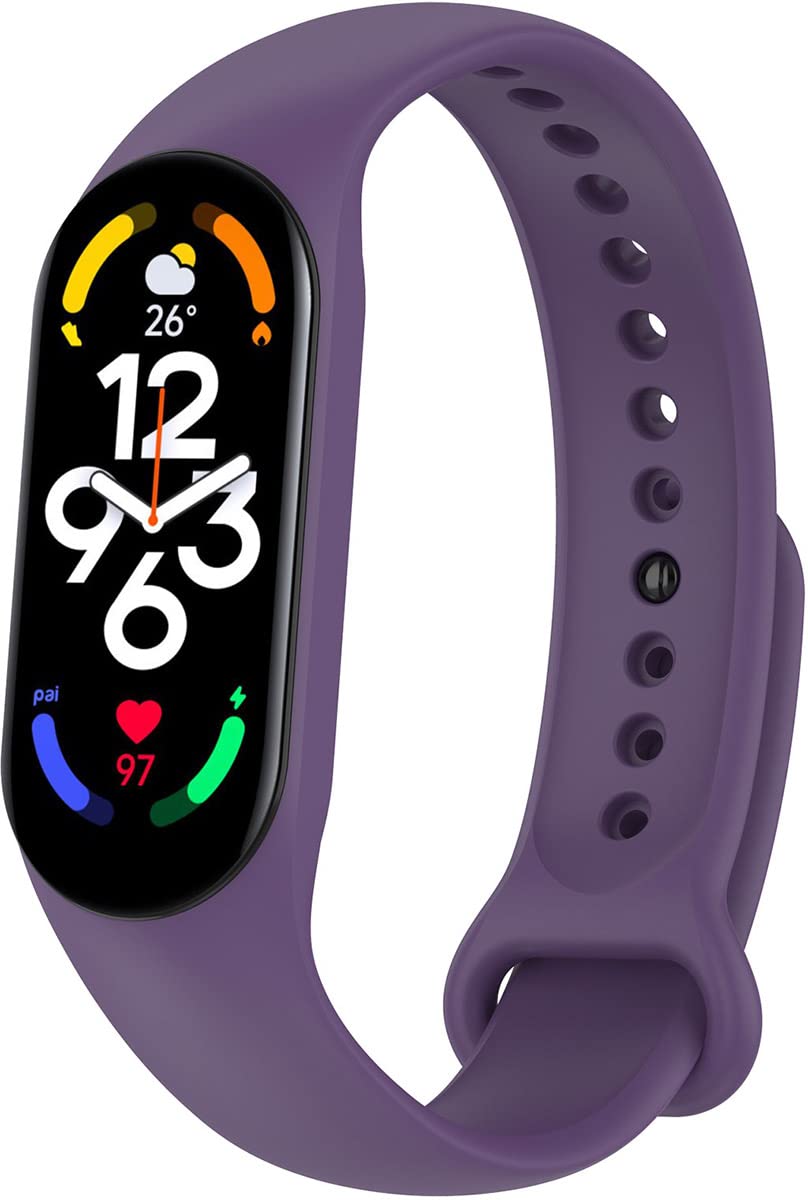 BBZ Mi Band 7 Strap,Silicone Replacement Bracelet Wristband Wrist Strap Compatible with Xiaomi band 7